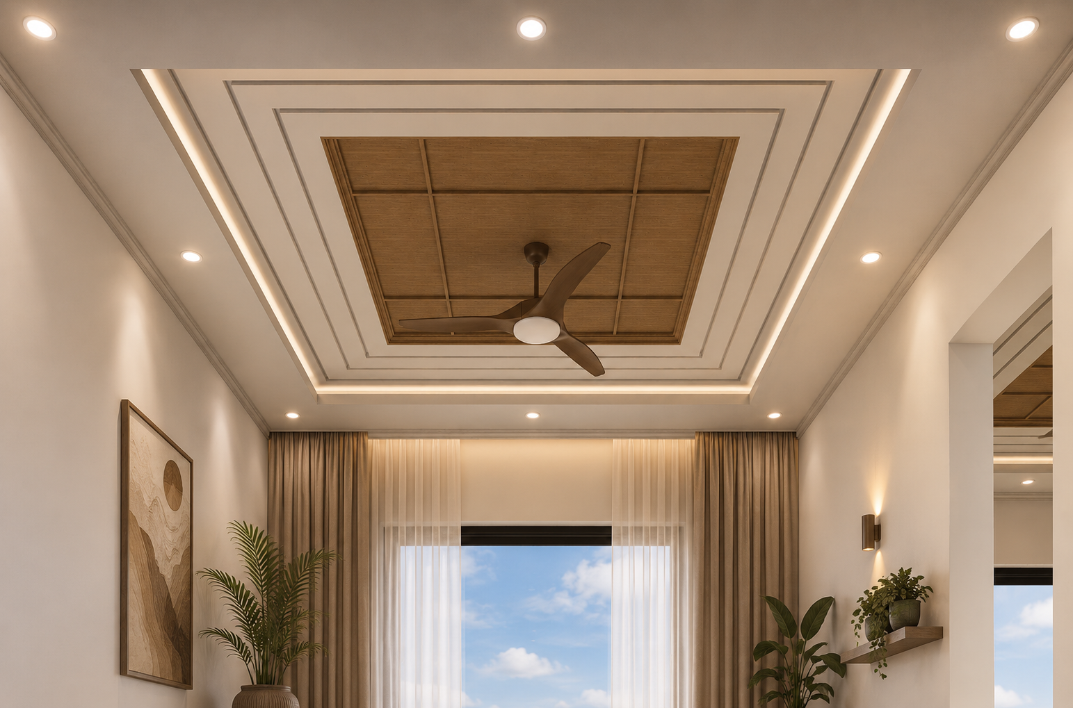 The Walnut Room — interiors project by Muse Design & Construction, Srinagar, J&K